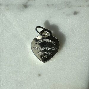 Tiffany & Co. Silver Heart Tag Pendant